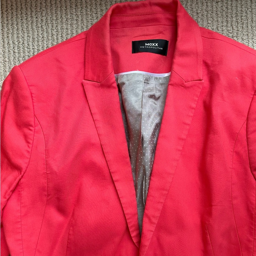 Women’s Coral Pink Blazer - Picture 1 of 11